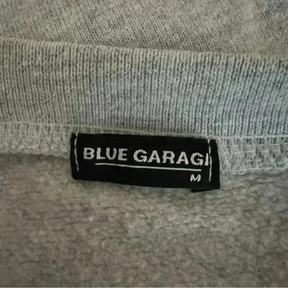Blue Garage Grey Sweatshirt size M pre-owned in great condition. - Picture 3 of 3